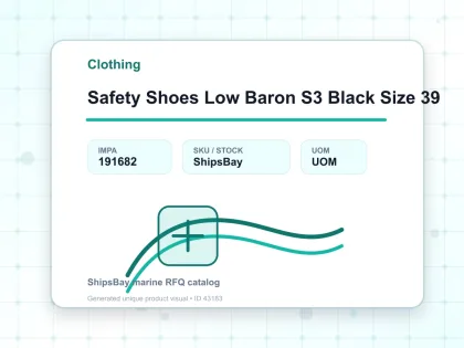 Safety Shoes Low Baron S3 Black Size 39 - Clothing - IMPA 191682