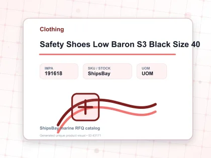 Safety Shoes Low Baron S3 Black Size 40 - Clothing - IMPA 191618