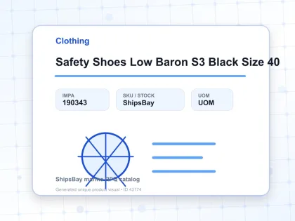 Safety Shoes Low Baron S3 Black Size 40 - Clothing - IMPA 190343