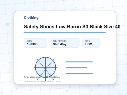 Safety Shoes Low Baron S3 Black Size 40 - Clothing - IMPA 190303