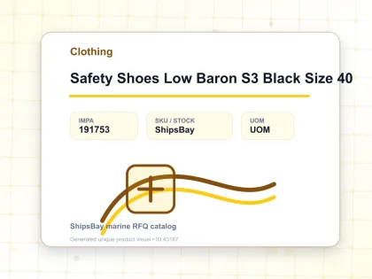 Safety Shoes Low Baron S3 Black Size 40 - Clothing - IMPA 191753