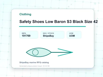 Safety Shoes Low Baron S3 Black Size 42 - Clothing - IMPA 191769