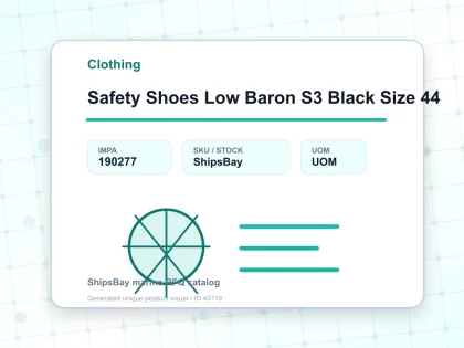 Safety Shoes Low Baron S3 Black Size 44 - Clothing - IMPA 190277