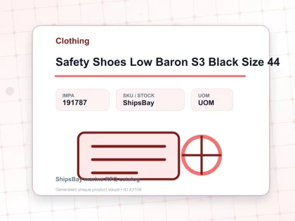 Safety Shoes Low Baron S3 Black Size 44 - Clothing - IMPA 191787