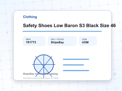 Safety Shoes Low Baron S3 Black Size 46 - Clothing - IMPA 191773