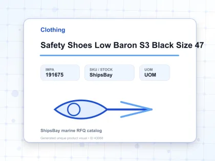 Safety Shoes Low Baron S3 Black Size 47 - Clothing - IMPA 191675
