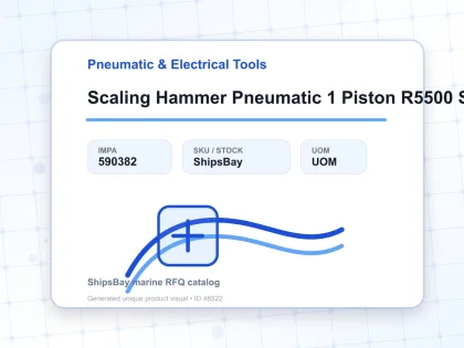 Scaling Hammer Pneumatic 1 Piston R5500 Sempo - Pneumatic & Electrical Tools - IMPA 590382