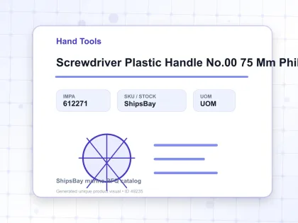 Screwdriver Plastic Handle No.00 75 Mm Philips - Hand Tools - IMPA 612271