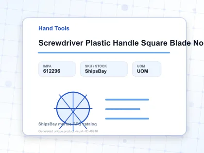 Screwdriver Plastic Handle Square Blade No.2 100 Mm Philips - Hand Tools - IMPA 612296