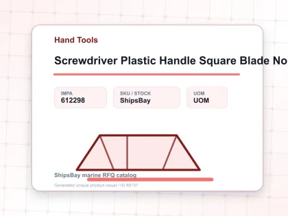Screwdriver Plastic Handle Square Blade No.4 200 Mm Philips - Hand Tools - IMPA 612298