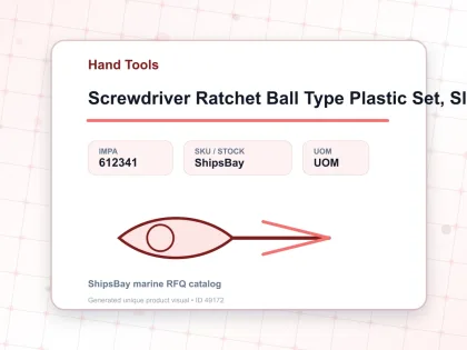 Screwdriver Ratchet Ball Type Plastic Set, Sl 5 7, Ph 1 2, Pz 1 2 - Hand Tools - IMPA 612341