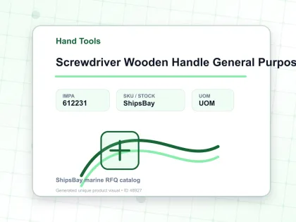 Screwdriver Wooden Handle General Purpose 4.5 X 50 Mm - Hand Tools - IMPA 612231