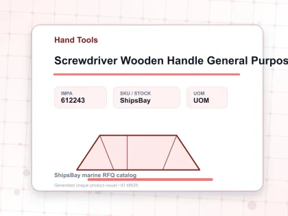 Screwdriver Wooden Handle General Purpose No.2 100 Mm Philips - Hand Tools - IMPA 612243