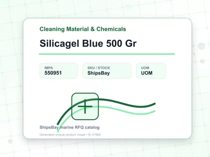 Silicagel Blue 500 Gr - Cleaning Material & Chemicals - IMPA 550951