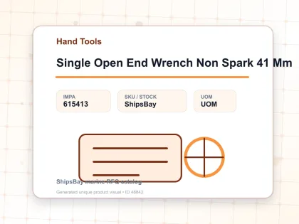 Single Open End Wrench Non Spark 41 Mm - Hand Tools - IMPA 615413