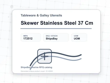 Skewer Stainless Steel 37 Cm - Tableware & Galley Utensils - IMPA 172512