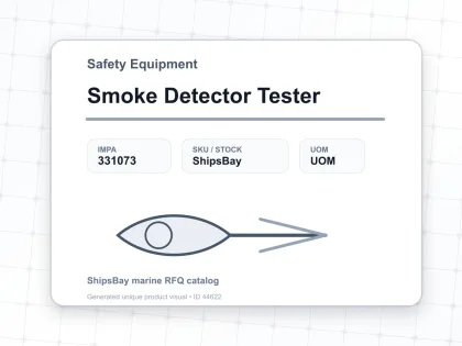 Smoke Detector Tester - Safety Equipment - IMPA 331073