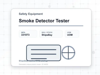 Smoke Detector Tester - Safety Equipment - IMPA 331073