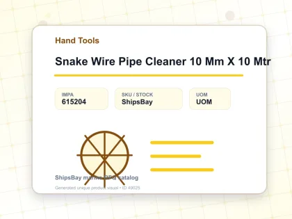 Snake Wire Pipe Cleaner 10 Mm X 10 Mtr - Hand Tools - IMPA 615204