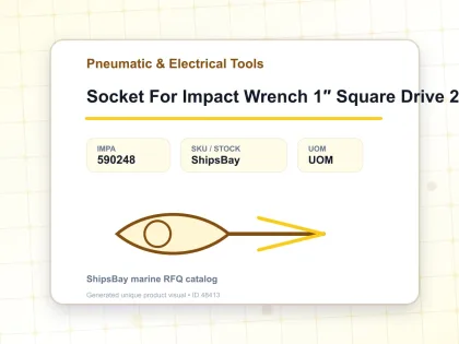 Socket For Impact Wrench 1″ Square Drive 21 Mm - Pneumatic & Electrical Tools - IMPA 590248