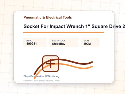 Socket For Impact Wrench 1″ Square Drive 24 Mm - Pneumatic & Electrical Tools - IMPA 590251