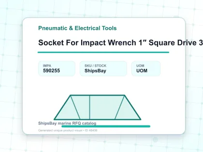 Socket For Impact Wrench 1″ Square Drive 30 Mm - Pneumatic & Electrical Tools - IMPA 590255