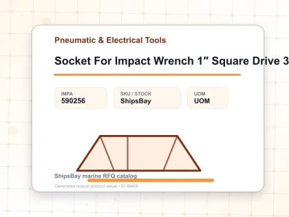 Socket For Impact Wrench 1″ Square Drive 32 Mm - Pneumatic & Electrical Tools - IMPA 590256