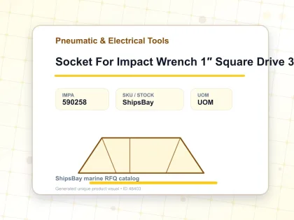 Socket For Impact Wrench 1″ Square Drive 36 Mm - Pneumatic & Electrical Tools - IMPA 590258