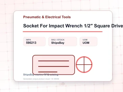 Socket For Impact Wrench 1/2″ Square Drive 10 Mm - Pneumatic & Electrical Tools - IMPA 590213