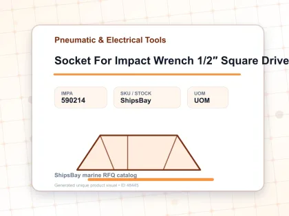 Socket For Impact Wrench 1/2″ Square Drive 11 Mm - Pneumatic & Electrical Tools - IMPA 590214