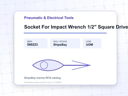 Socket For Impact Wrench 1/2″ Square Drive 24 Mm - Pneumatic & Electrical Tools - IMPA 590223
