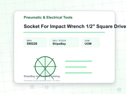 Socket For Impact Wrench 1/2″ Square Drive 32 Mm - Pneumatic & Electrical Tools - IMPA 590228