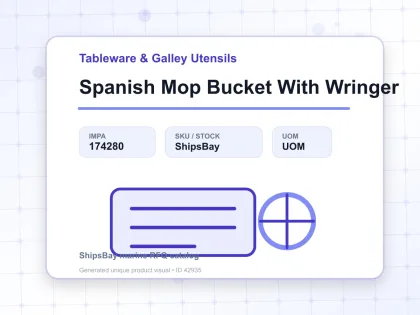 Spanish Mop Bucket With Wringer - Tableware & Galley Utensils - IMPA 174280