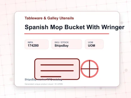 Spanish Mop Bucket With Wringer - Tableware & Galley Utensils - IMPA 174280
