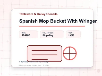 Spanish Mop Bucket With Wringer - Tableware & Galley Utensils - IMPA 174280
