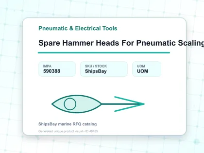 Spare Hammer Heads For Pneumatic Scaling Hammer 3 Pistons - Pneumatic & Electrical Tools - IMPA 590388