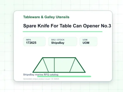 Spare Knife For Table Can Opener No.3 - Tableware & Galley Utensils - IMPA 172625