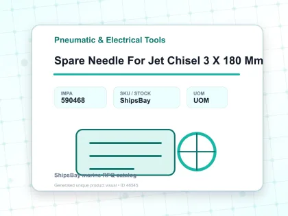 Spare Needle For Jet Chisel 3 X 180 Mm - Pneumatic & Electrical Tools - IMPA 590468