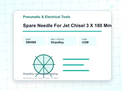 Spare Needle For Jet Chisel 3 X 180 Mm - Pneumatic & Electrical Tools - IMPA 590468