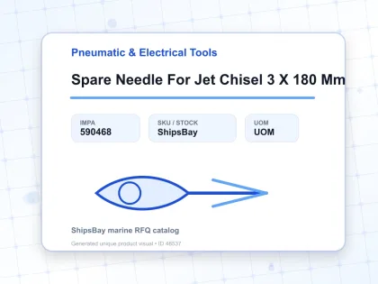 Spare Needle For Jet Chisel 3 X 180 Mm - Pneumatic & Electrical Tools - IMPA 590468