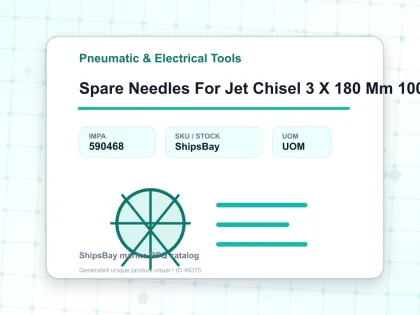 Spare Needles For Jet Chisel 3 X 180 Mm 100’S - Pneumatic & Electrical Tools - IMPA 590468