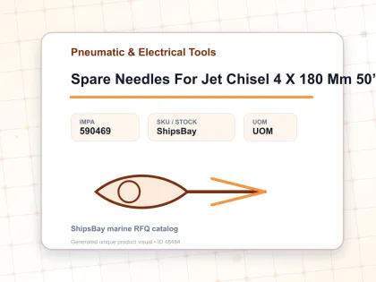 Spare Needles For Jet Chisel 4 X 180 Mm 50’S - Pneumatic & Electrical Tools - IMPA 590469