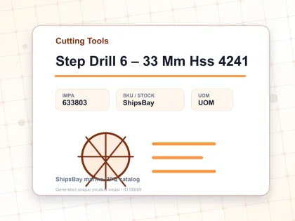 Step Drill 6 – 33 Mm Hss 4241 - Cutting Tools - IMPA 633803