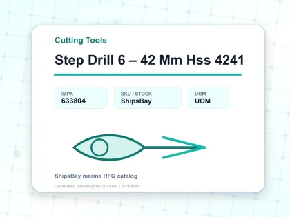 Step Drill 6 – 42 Mm Hss 4241 - Cutting Tools - IMPA 633804