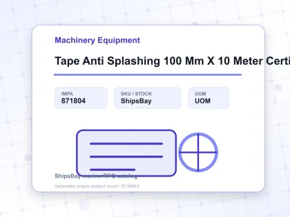 Tape Anti Splashing 100 Mm X 10 Meter Certificated By Abs,Dnv, And Lloyd’s Register - Machinery Equipment - IMPA 871804