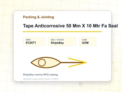Tape Anticorrosive 50 Mm X 10 Mtr Fa Seal - Packing & Jointing - IMPA 812471
