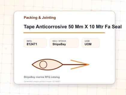 Tape Anticorrosive 50 Mm X 10 Mtr Fa Seal - Packing & Jointing - IMPA 812471