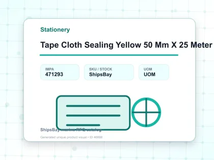 Tape Cloth Sealing Yellow 50 Mm X 25 Meter - Stationery - IMPA 471293