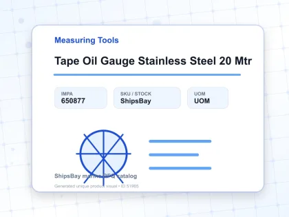 Tape Oil Gauge Stainless Steel 20 Mtr - Measuring Tools - IMPA 650877