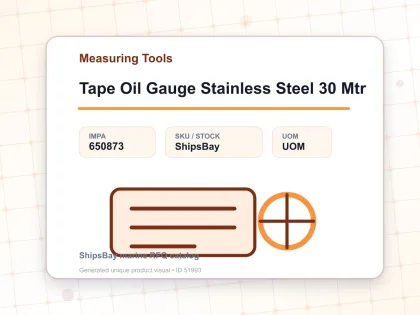 Tape Oil Gauge Stainless Steel 30 Mtr - Measuring Tools - IMPA 650873
